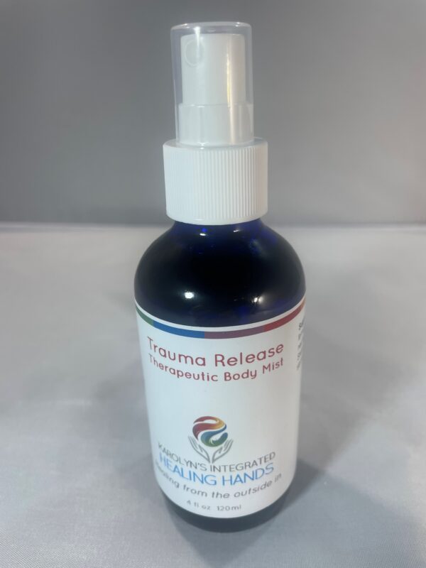 trauma release therapeutic body spray Karolyns integrated healing hands