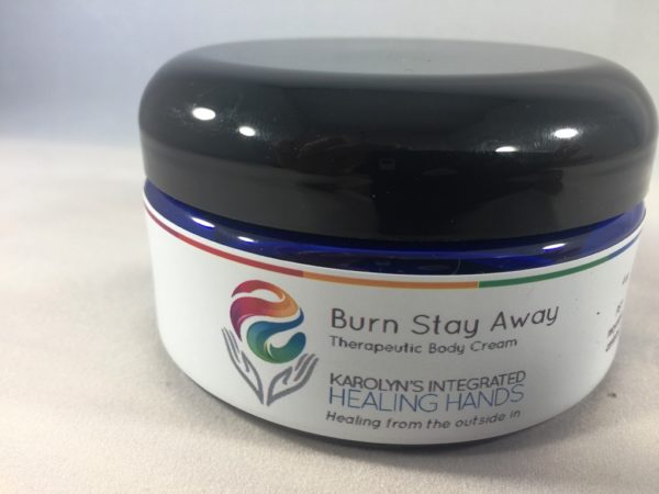 burn stay away therapeutic body cream-Karolyns integrated healing hands