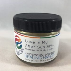 love in my after sun skin therapeutic body cream-Karolyns integrated healing hands